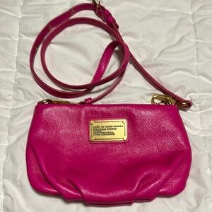 Marc By Marc Jacobs Pink and Gold Crossbody Bag